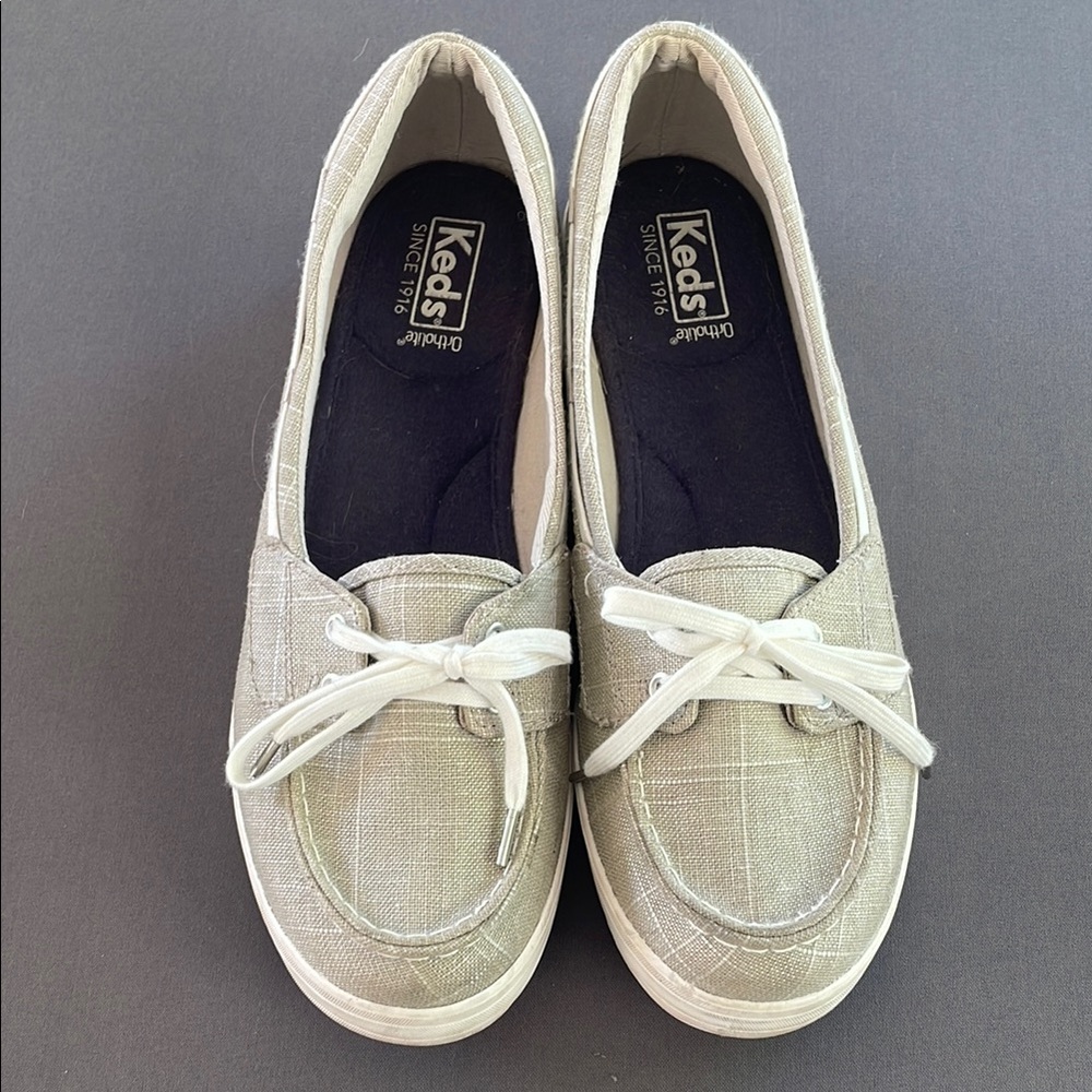 Keds Glimmer Brushed Linen Ortholite Shoe